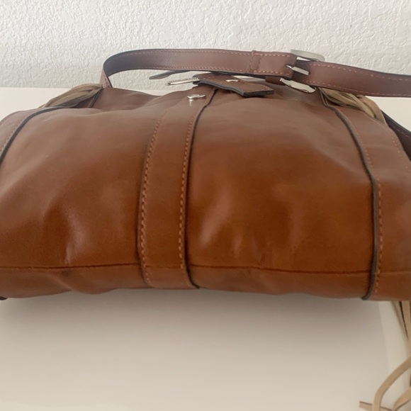 Chico’s Crossbody Fringe Bag By Sondra Robert’s - Picture 5 of 8